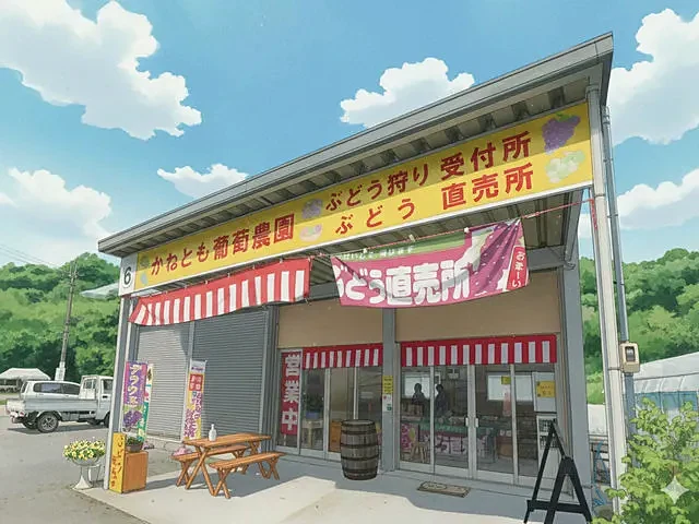 かねとも葡萄農園（柏原市観光ぶどうセンター 横尾支部）
